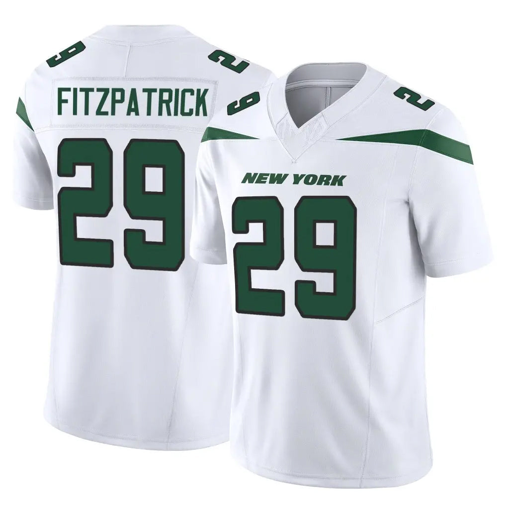 Johmsee NY.Jets #29 Minkah Fitzpatrick Player White Limited Vapor F.U.S.E. Home Game Stitched Jerseys