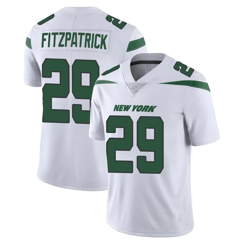 Johmsee NY.Jets #29 Minkah Fitzpatrick Player White Spotlight Limited Vapor Home Game Stitched Jerseys