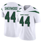 Johmsee NY.Jets #44 Jamien Sherwood Player White Limited Vapor F.U.S.E. Home Game Stitched Jerseys