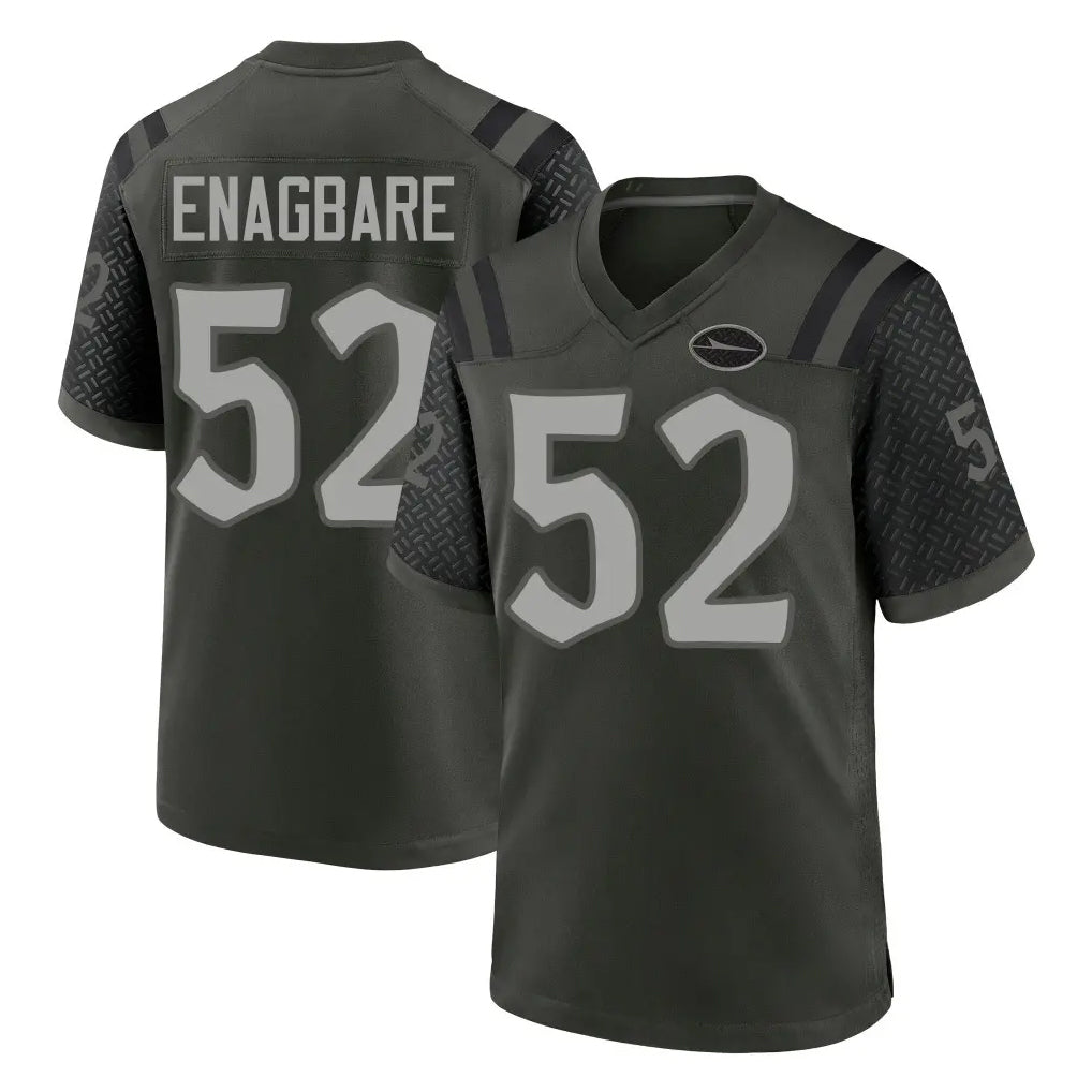 Johmsee NY.Jets #52 Kingsley Enagbare Player Green 2025 Rivalries Collection Home Game Stitched Jerseys