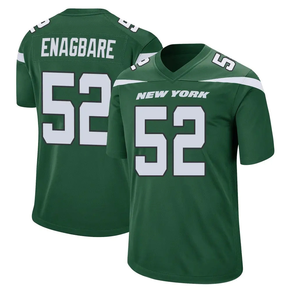 Johmsee NY.Jets #52 Kingsley Enagbare Player Green Home Game Stitched Jerseys