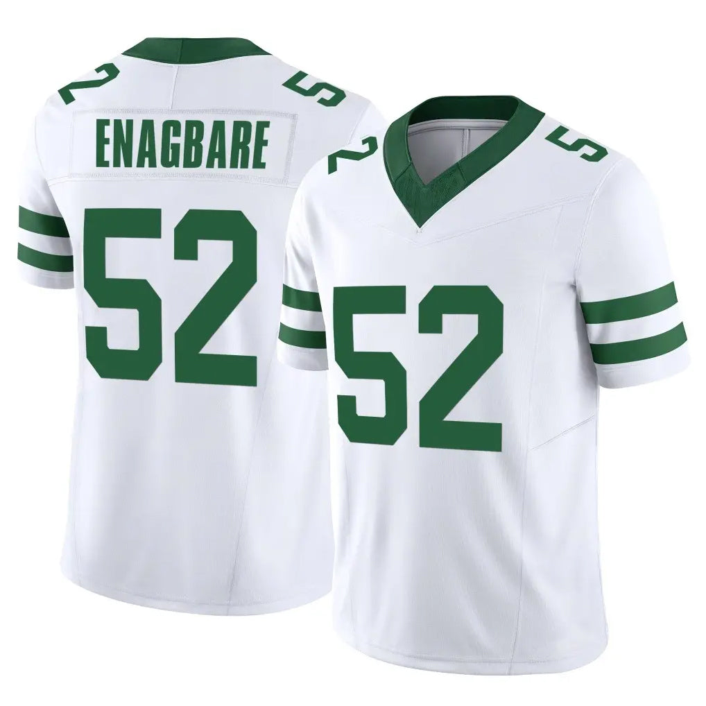 Johmsee NY.Jets #52 Kingsley Enagbare Player White Legacy Limited Vapor F.U.S.E. Home Game Stitched Jerseys
