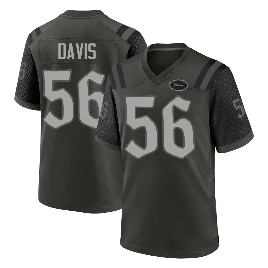 Johmsee NY.Jets #56 Demario Davis Player Green 2025 Rivalries Collection Home Game Stitched Jerseys
