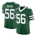Johmsee NY.Jets #56 Demario Davis Player Green Legacy Limited Vapor F.U.S.E. Home Game Stitched Jerseys