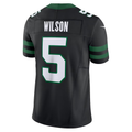 Johmsee NY.Jets #5 Garrett Wilson Legacy Black Alternate Vapor F.U.S.E. Limited Stitched Jerseys