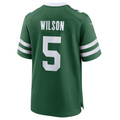 Johmsee NY.Jets #5 Garrett Wilson Legacy Green Game Jersey Stitched American Stitched Jerseys