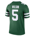 Johmsee NY.Jets #5 Garrett Wilson Legacy Green Legend Jersey Stitched American Stitched Jerseys