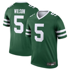 Johmsee NY.Jets #5 Garrett Wilson Legacy Green Legend Jersey Stitched American Stitched Jersey