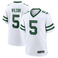 Johmsee NY.Jets #5 Garrett Wilson Legacy White Game Jersey Stitched American Stitched Jersey