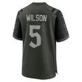 Johmsee NY.Jets #5 Garrett Wilson Player Gotham Green Rivalries Collection Game Stitched Jerseys
