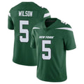 Johmsee NY.Jets #5 Garrett Wilson Player Green Limited Vapor Home Game Stitched Jerseys