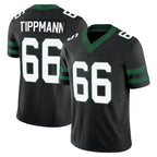 Johmsee NY.Jets #66 Joe Tippmann Player Black Limited Legacy Vapor F.U.S.E. Home Game Stitched Jerseys