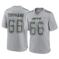 Johmsee NY.Jets #66 Joe Tippmann Player Gray Limited Atmosphere Fashion Home Game Stitched Jerseys