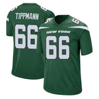 Johmsee NY.Jets #66 Joe Tippmann Player Green Home Game Stitched Jerseys