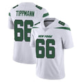 Johmsee NY.Jets #66 Joe Tippmann Player White Spotlight Limited Vapor Home Game Stitched Jerseys