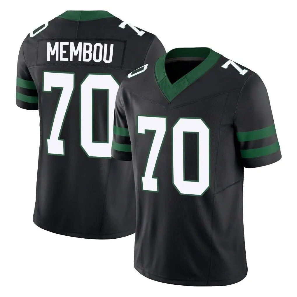 Johmsee NY.Jets #70 Armand Membou Player Black Limited Legacy Vapor F.U.S.E. Home Game Stitched Jerseys