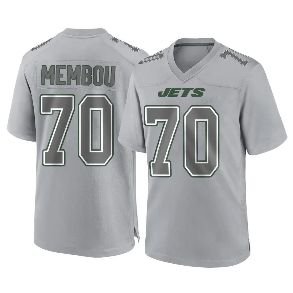 Johmsee NY.Jets #70 Armand Membou Player Gray Limited Atmosphere Fashion Home Game Stitched Jerseys