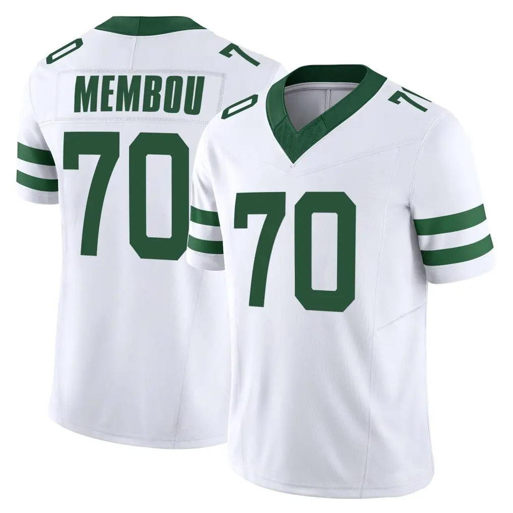 Johmsee NY.Jets #70 Armand Membou Player White Legacy Limited Vapor F.U.S.E. Home Game Stitched Jerseys