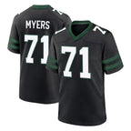 Johmsee NY.Jets #71 Josh Myers Player Black Legacy Home Game Stitched Jerseys