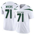 Johmsee NY.Jets #71 Josh Myers Player White Limited Vapor F.U.S.E. Home Game Stitched Jerseys
