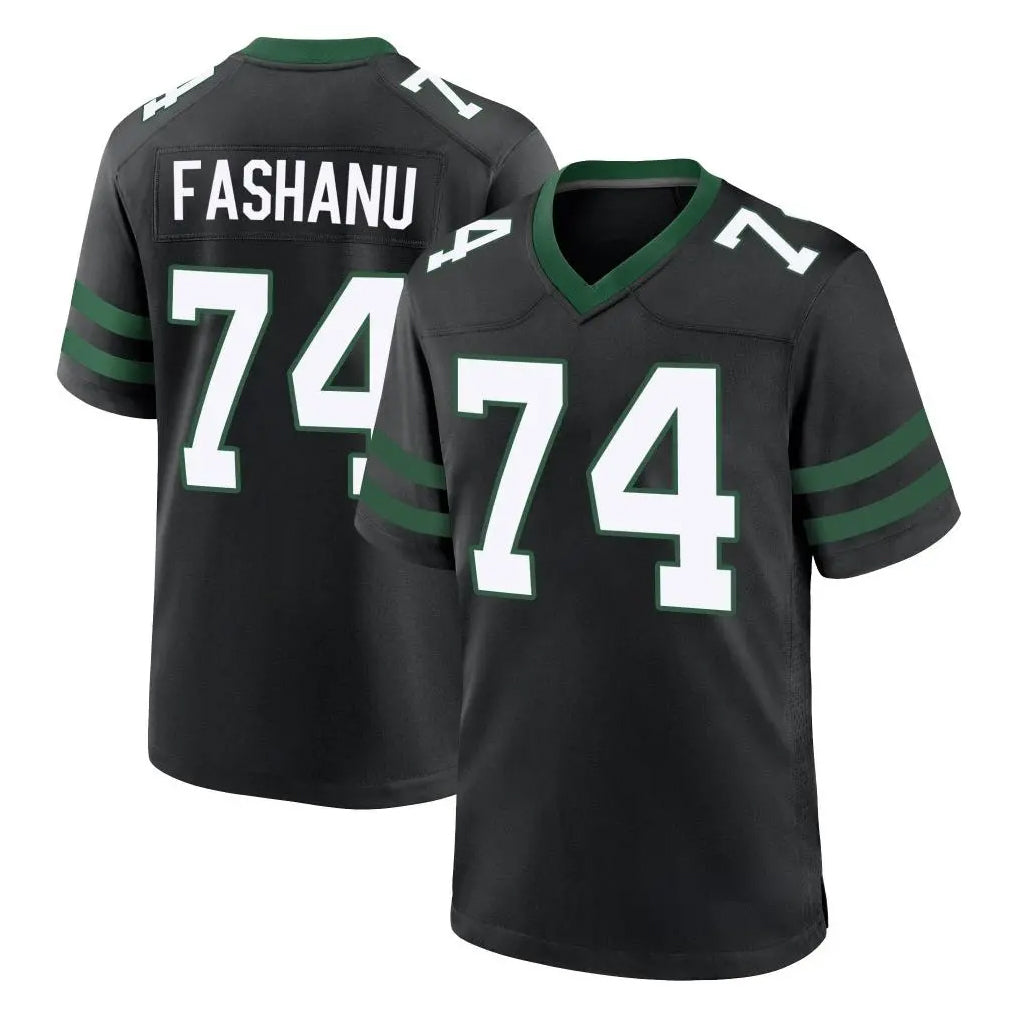 Johmsee NY.Jets #74 Olu Fashanu Player Black Legacy Home Game Stitched Jerseys