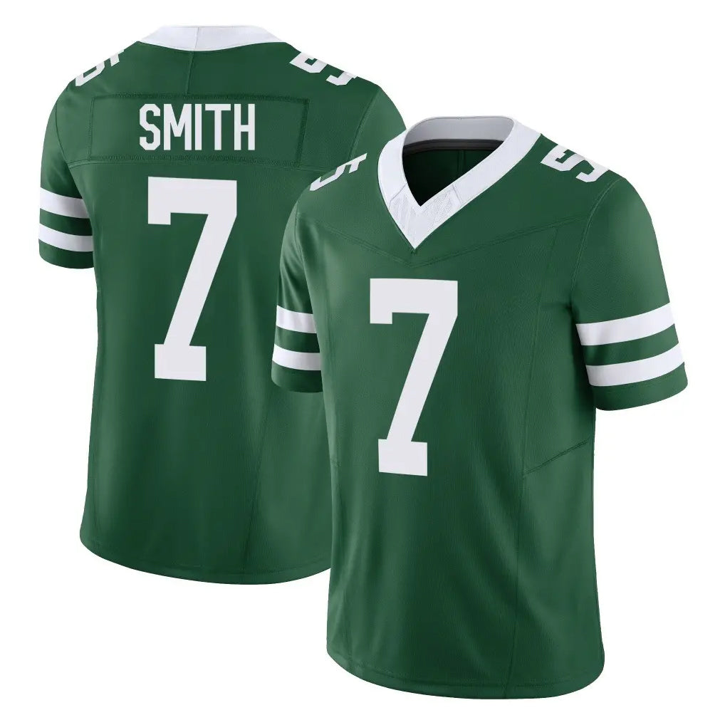 Johmsee NY.Jets #7 Geno Smith Player Green Legacy Limited Vapor F.U.S.E. Home Game Stitched Jerseys