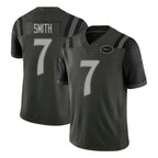 Johmsee NY.Jets #7 Geno Smith Player Green Limited 2025 Rivalries Collection Home Game Stitched Jerseys