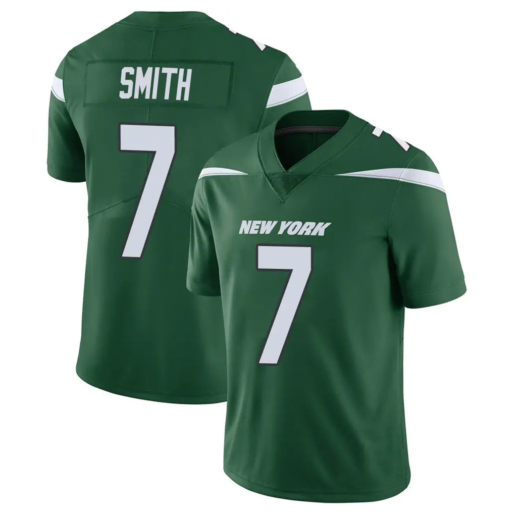 Johmsee NY.Jets #7 Geno Smith Player Green Limited Vapor Home Game Stitched Jerseys