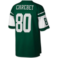 Johmsee NY.Jets #80 Wayne Chrebet Mitchell & Ness Green Legacy Replica Jersey