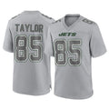 Johmsee NY.Jets #85 Mason Taylor Player Gray Limited Atmosphere Fashion Home Game Stitched Jerseys