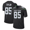 Johmsee NY.Jets #85 Mason Taylor Player Stealth Black Home Game Stitched Jerseys