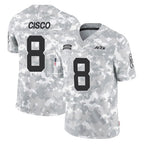 Johmsee NY.Jets #8 Andre Cisco Player Arctic Camo Salute to Service Limited Game Stitched Jerseys