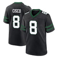 Johmsee NY.Jets #8 Andre Cisco Player Black Legacy Home Game Stitched Jerseys