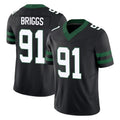 Johmsee NY.Jets #91 Jowon Briggs Player Black Limited Legacy Vapor F.U.S.E. Home Game Stitched Jerseys
