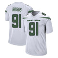 Johmsee NY.Jets #91 Jowon Briggs Player White Spotlight Home Game Stitched Jerseys
