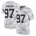 Johmsee NY.Jets #97 Harrison Phillips Player Arctic Camo Salute to Service Limited Game Stitched Jerseys