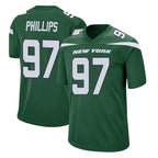Johmsee NY.Jets #97 Harrison Phillips Player Green Home Game Stitched Jerseys