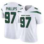 Johmsee NY.Jets #97 Harrison Phillips Player White Limited Vapor F.U.S.E. Home Game Stitched Jerseys