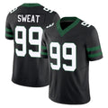 Johmsee NY.Jets #99 T'Vondre Sweat Player Black Limited Legacy Vapor F.U.S.E. Home Game Stitched Jerseys