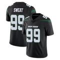 Johmsee NY.Jets #99 T'Vondre Sweat Player Stealth Black Limited Vapor Home Game Stitched Jerseys