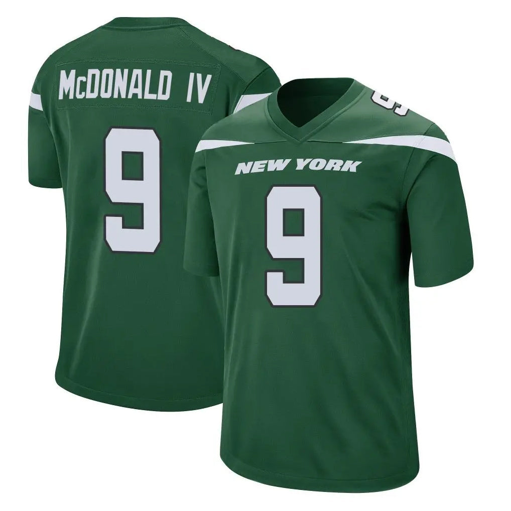 Johmsee NY.Jets #9 Will McDonald IV Player Green Home Game Stitched Jerseys