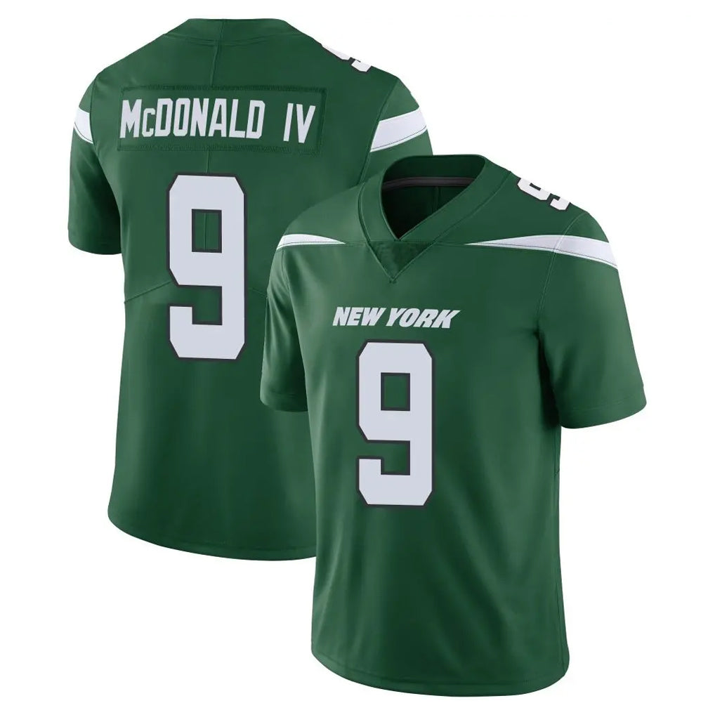Johmsee NY.Jets #9 Will McDonald IV Player Green Limited Vapor Home Game Stitched Jerseys