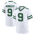Johmsee NY.Jets #9 Will McDonald IV Player White Legacy Home Game Stitched Jerseys