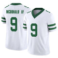Johmsee NY.Jets #9 Will McDonald IV Player White Legacy Limited Vapor F.U.S.E. Home Game Stitched Jerseys