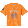 Johmsee NY.Knicks OVO x  Orange Mesh Football Fashion Jerseys