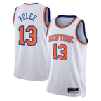 Johmsee NY.Knicks #13 Tyler Kolek White Swingman Jerseys - Association Edition