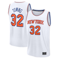 Johmsee NY.Knicks #32 Karl-Anthony Towns  White Fast Break Replica Player Jerseys - Association Edition