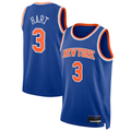 Johmsee NY.Knicks #3 Josh Hart Blue Swingman Player Jerseys - Icon Edition