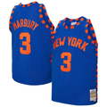 Johmsee NY.Knicks #3 Stephon Marbury Mitchell & Ness Blue 200506 Hardwood Classics Swingman Jerseys