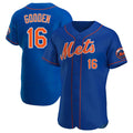 Johmsee NY.Mets #16 Dwight Gooden Player Royal Limited Elite Home Stitched Jerseys